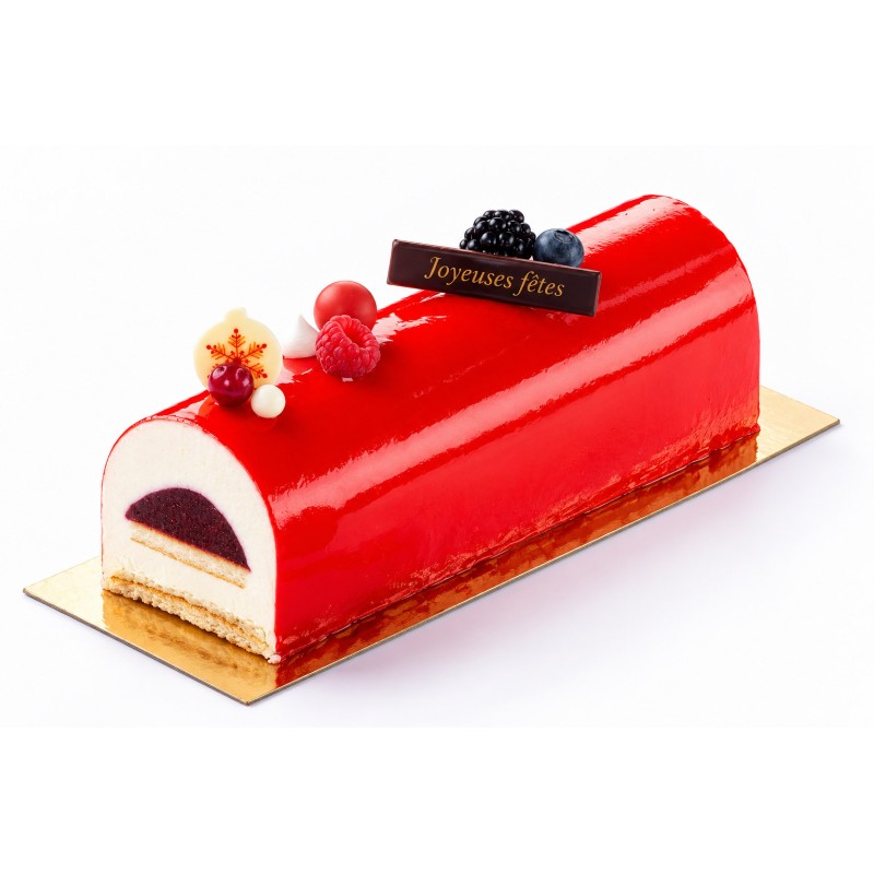 Bûche Vanille Fruits rouges