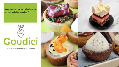 Combien de pièces prévoir pour un cocktail d'entreprise ?