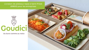 Livraison de plateaux repas à Saint-Priest (69800) pour les entreprises